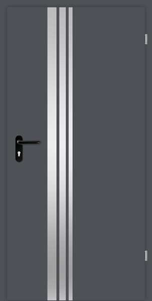 Front doors, exterior, energy-efficient, exclusive, manufacturer, factory - Polstar Doors - Technical doors DTech I02